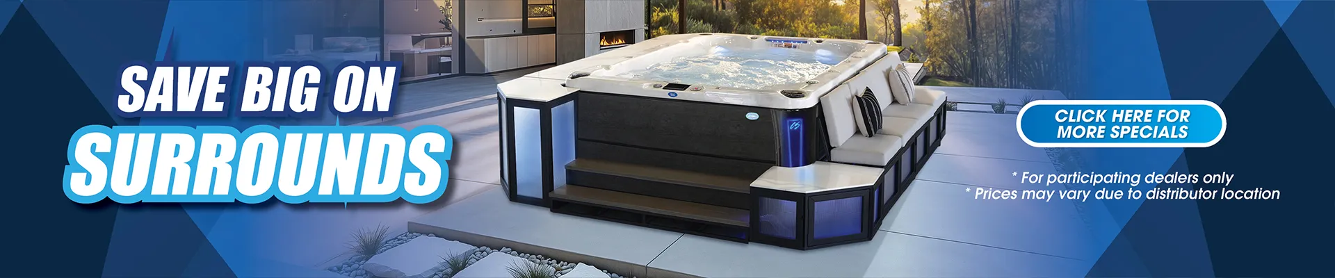 Calspas hot tub being used in a family setting - Parker