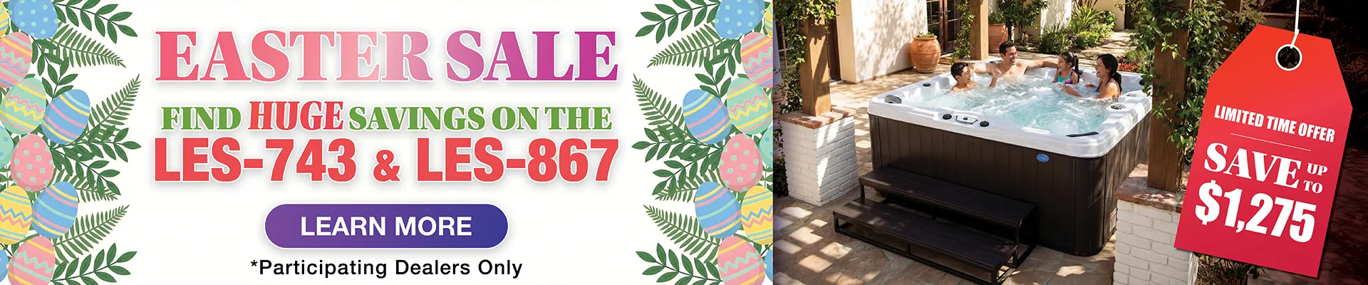 Calspas hot tub being used in a family setting - Parker