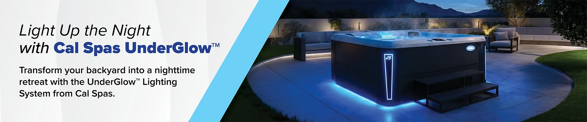 Calspas hot tub being used in a family setting - Parker